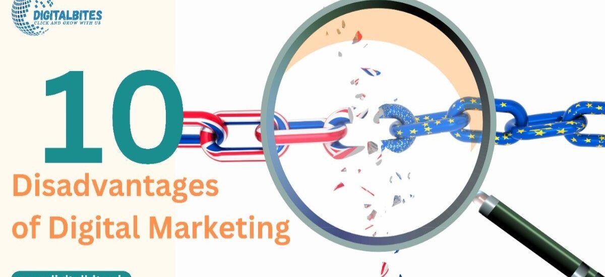 Disadvantages of Digital Marketing